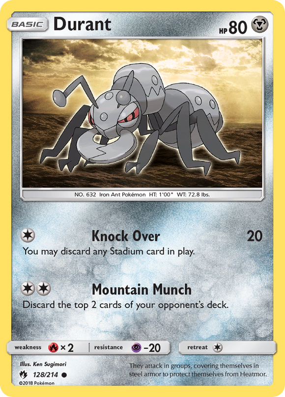 Durant (128/214) [Sun & Moon: Lost Thunder] - Duel Kingdom
