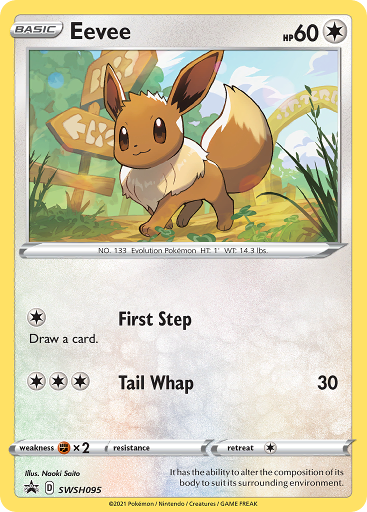 Eevee (SWSH095) [Sword & Shield: Black Star Promos] - Duel Kingdom