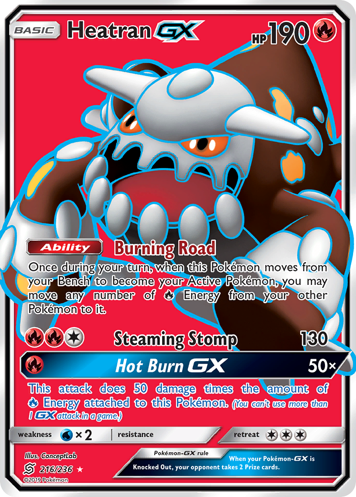 Heatran GX (216/236) [Sun & Moon: Unified Minds] - Duel Kingdom