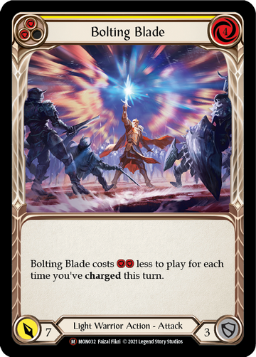 Bolting Blade (Rainbow Foil) [U-MON032-RF] Unlimited Rainbow Foil - Duel Kingdom