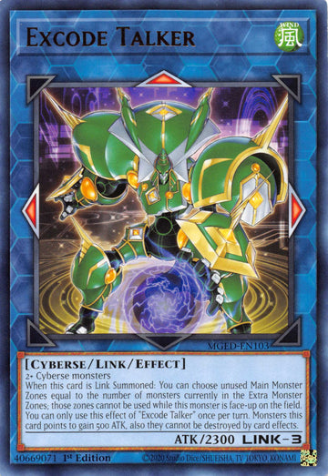 Excode Talker [MGED-EN103] Rare - Duel Kingdom