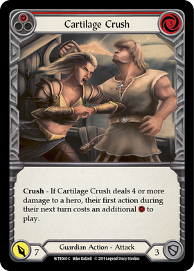 Cartilage Crush (Red) [WTR060-C] Alpha Print Rainbow Foil - Duel Kingdom
