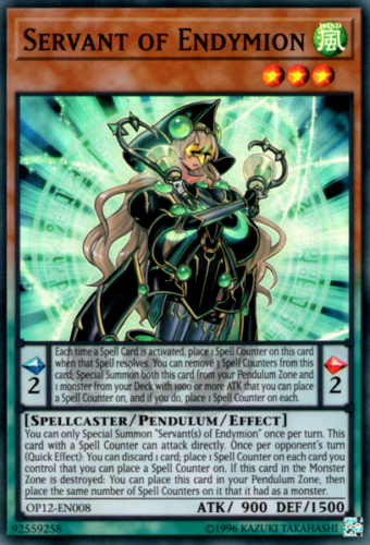 Servant of Endymion [OP12-EN008] Super Rare - Duel Kingdom