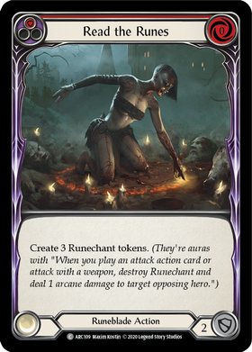 Read the Runes (Red) [ARC109] Unlimited Rainbow Foil - Duel Kingdom