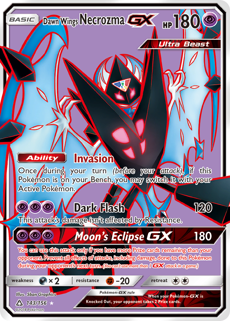 Dawn Wings Necrozma GX (143/156) [Sun & Moon: Ultra Prism] - Duel Kingdom