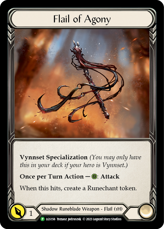 Flail of Agony - LGS156 [LGS156] [Flesh and Blood: Promo Cards] Cold Foil