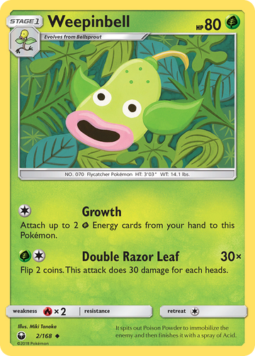 Weepinbell (2/168) [Sun & Moon: Celestial Storm] - Duel Kingdom