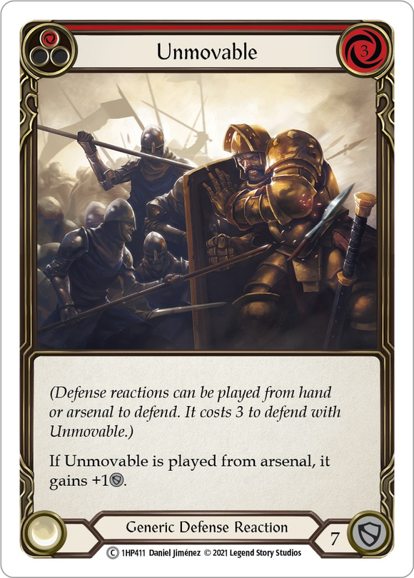 Unmovable (Red) [1HP411] [History Pack Vol.1]