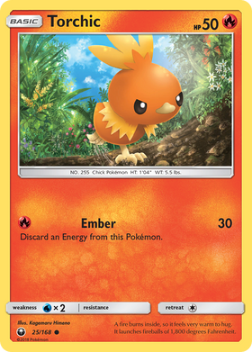 Torchic (25/168) [Sun & Moon: Celestial Storm] - Duel Kingdom