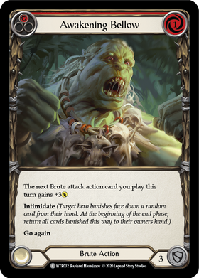 Awakening Bellow (Red) [WTR032] Unlimited Normal - Duel Kingdom