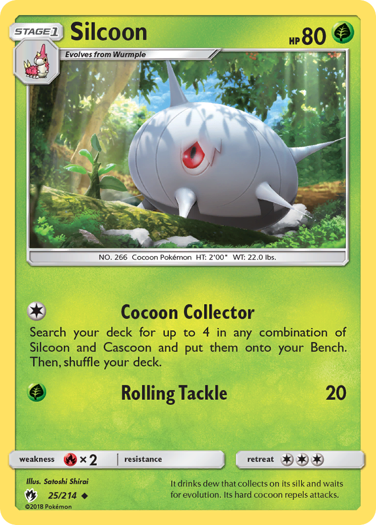 Silcoon (25/214) [Sun & Moon: Lost Thunder] - Duel Kingdom