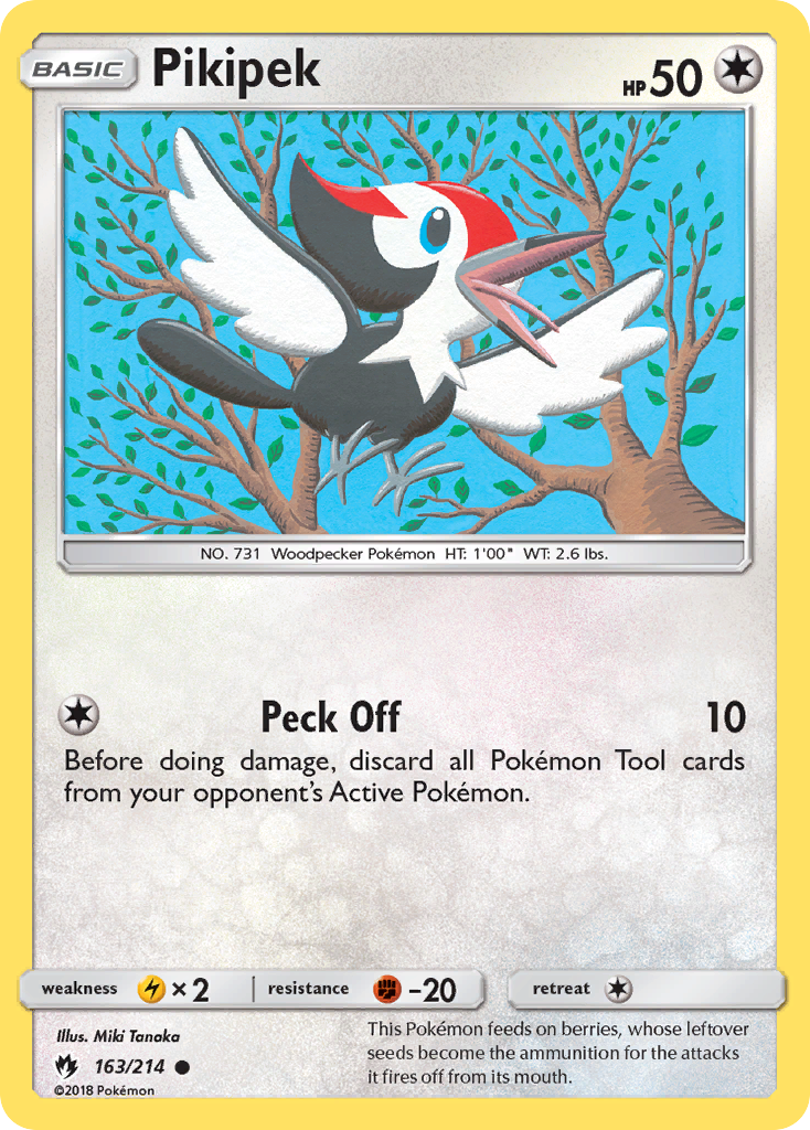 Pikipek (163/214) [Sun & Moon: Lost Thunder] - Duel Kingdom