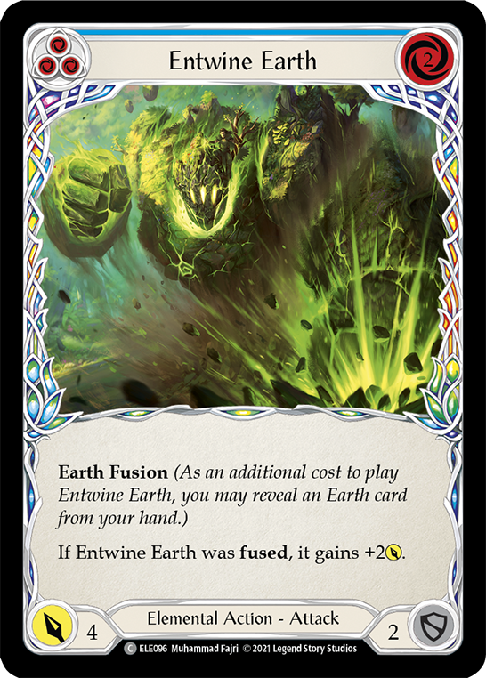 Entwine Earth (Blue) [ELE096] 1st Edition Normal - Duel Kingdom