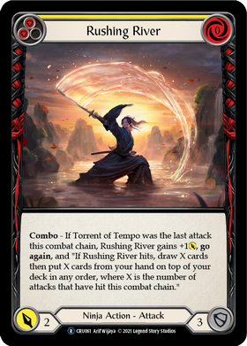 Rushing River (Yellow) [CRU061] Unlimited Normal - Duel Kingdom