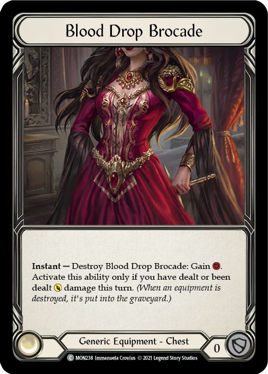 Blood Drop Brocade [MON238] 1st Edition Normal - Duel Kingdom