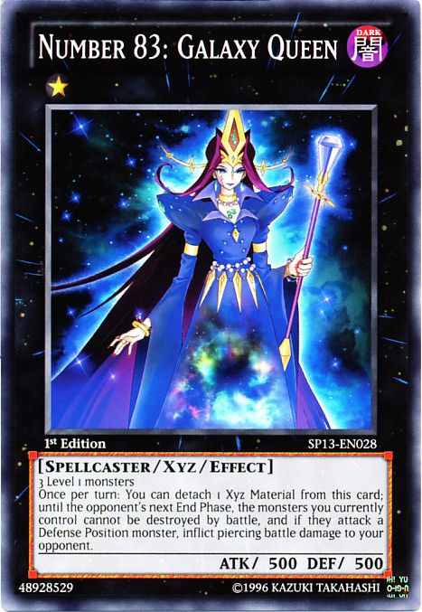 Number 83: Galaxy Queen [SP13-EN028] Common - Duel Kingdom