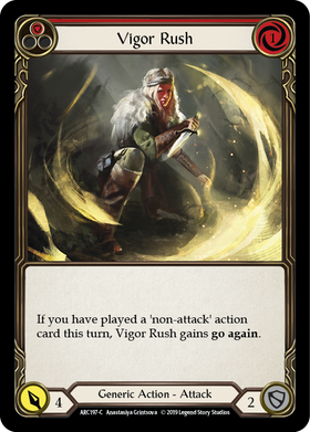 Vigor Rush (Red) [ARC197-C] 1st Edition Normal - Duel Kingdom