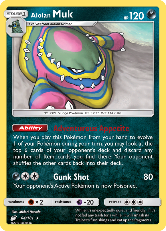 Alolan Muk (84/181) [Sun & Moon: Team Up] - Duel Kingdom