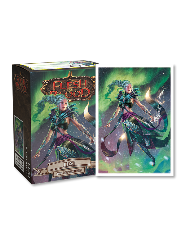 100ct Matte Art Dragon Shield Sleeves - Lexi