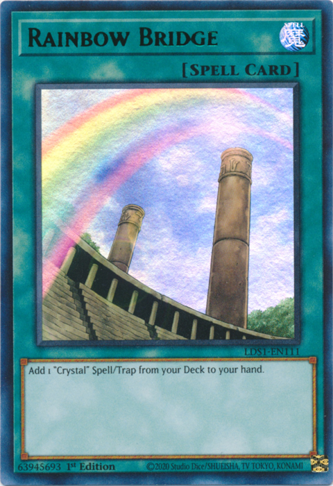 Rainbow Bridge (Green) [LDS1-EN111] Ultra Rare - Duel Kingdom