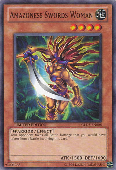 Amazoness Swords Woman [GLD3-EN006] Common - Duel Kingdom