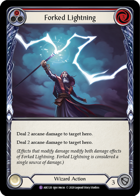 Forked Lightning [ARC120] Unlimited Rainbow Foil - Duel Kingdom