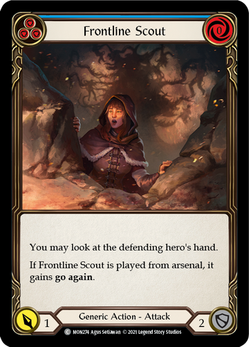 Frontline Scout (Blue) [MON274] 1st Edition Normal - Duel Kingdom