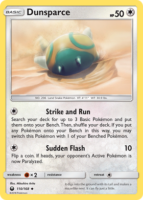Dunsparce (110/168) [Sun & Moon: Celestial Storm] - Duel Kingdom