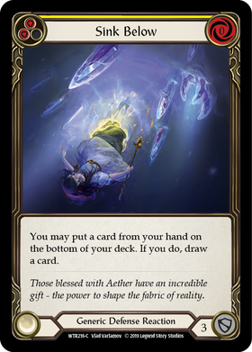 Sink Below (Yellow) [WTR216-C] Alpha Print Normal - Duel Kingdom