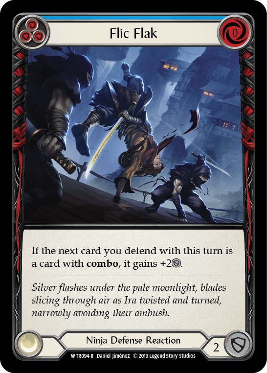 Flic Flak (Blue) [WTR094-R] Alpha Print Normal - Duel Kingdom