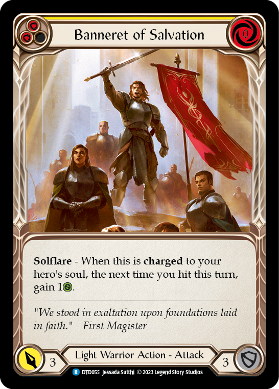 Banneret of Salvation [DTD055] (Dusk Till Dawn)  Rainbow Foil