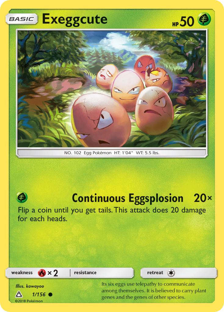 Exeggcute (1/156) [Sun & Moon: Ultra Prism] - Duel Kingdom