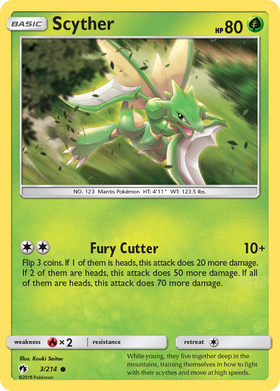 Scyther (3/214) [Sun & Moon: Lost Thunder] - Duel Kingdom