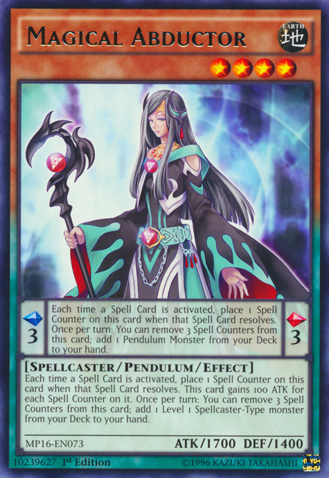 Magical Abductor [MP16-EN073] Rare - Duel Kingdom