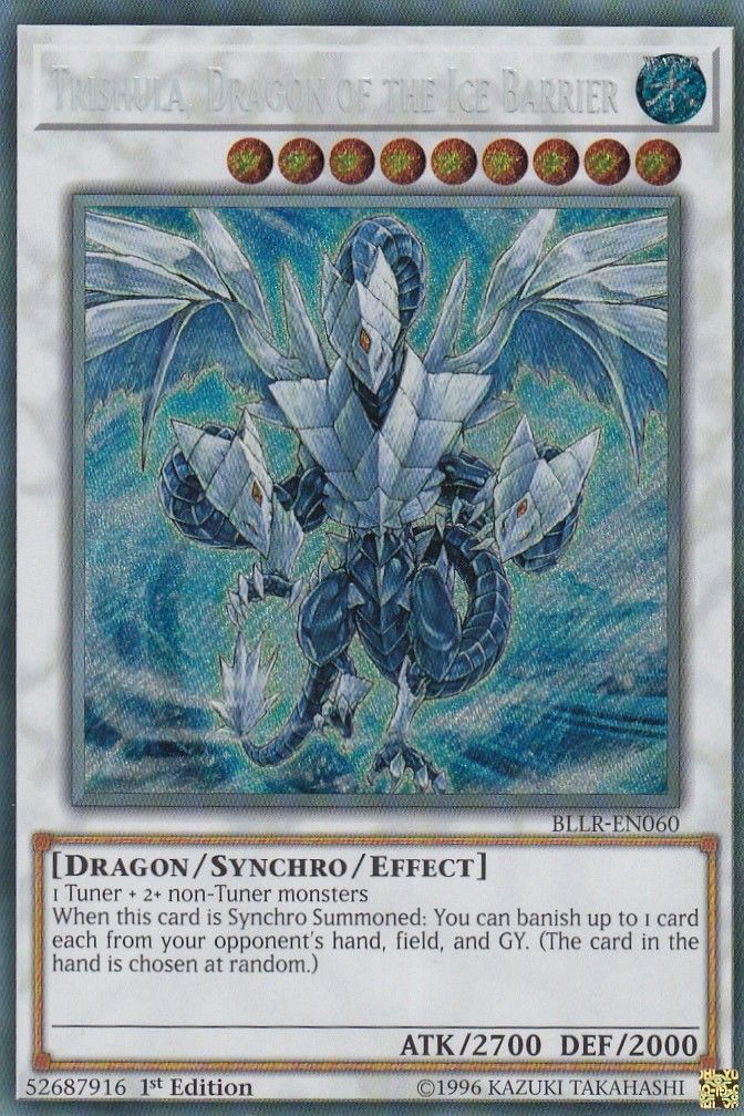 Trishula, Dragon of the Ice Barrier [BLLR-EN060] Secret Rare - Duel Kingdom