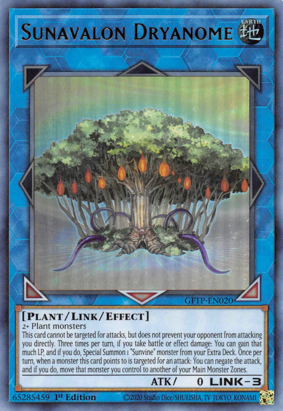 Sunavalon Dryanome [GFTP-EN020] Ultra Rare