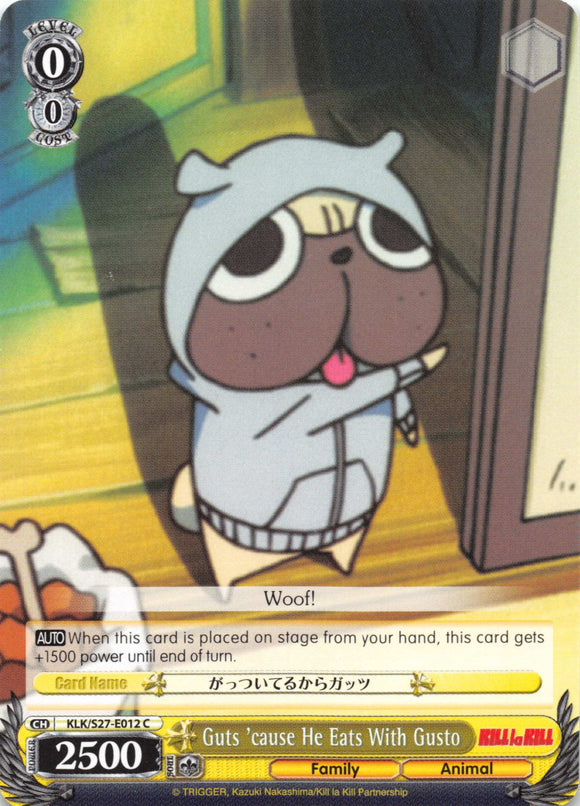 Guts 'cause He Eats With Gusto (KLK/S27-E012 C) [KILL la KILL]