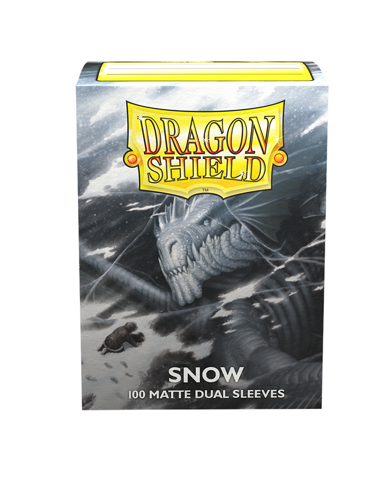 100ct Dual Matte Sleeves - Snow