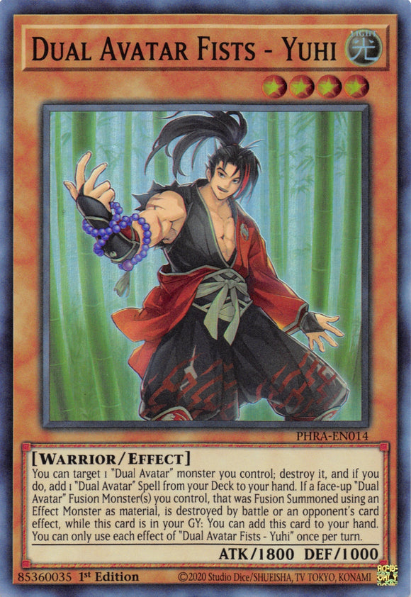 Dual Avatar Fists - Yuhi [PHRA-EN014] Super Rare