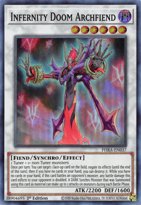 Infernity Doom Archfiend [PHRA-EN037] Super Rare
