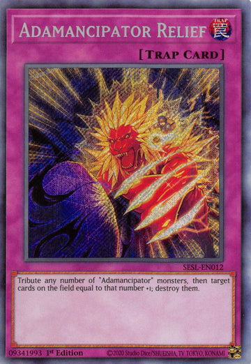 Adamancipator Relief [SESL-EN012] Secret Rare