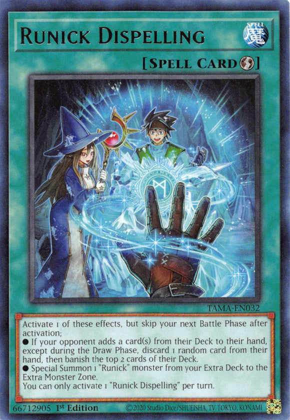 Runick Dispelling [TAMA-EN032] Rare